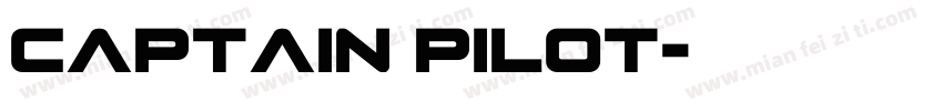 Captain Pilot字体转换
